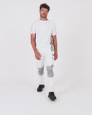 Painters Contrast Cargo Pants - White