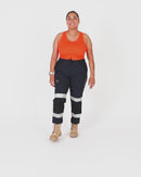 Womens Taped Triumph Pant - Navy