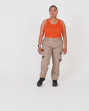 WP-7W Womens Stretch Ripstop Work Pant - Khaki