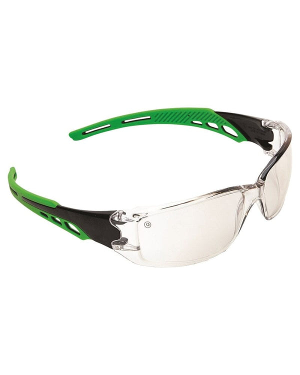 Cirrus Green Arms Indoor Outdoor Safety Glasses - Clear