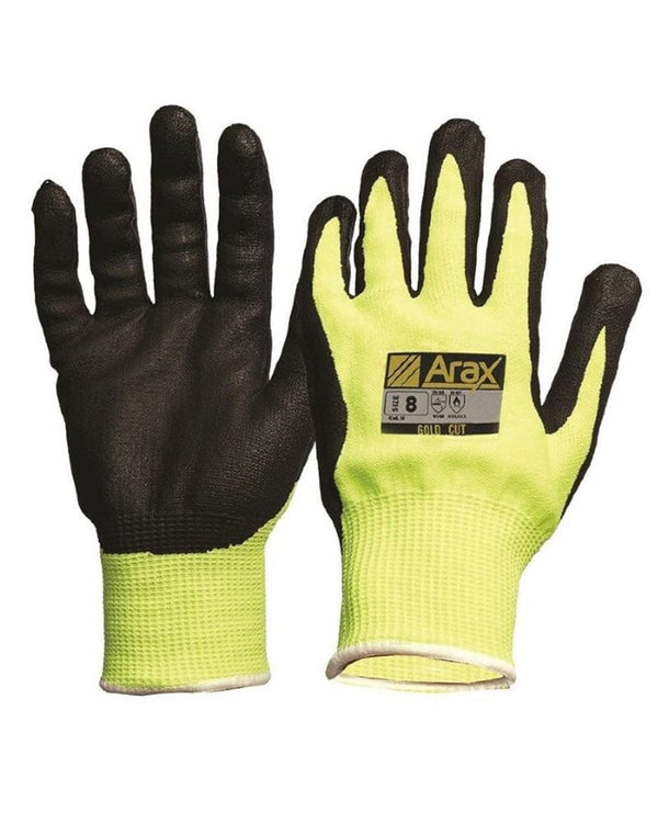 Arax Gold Nitrile Gloves - Yellow