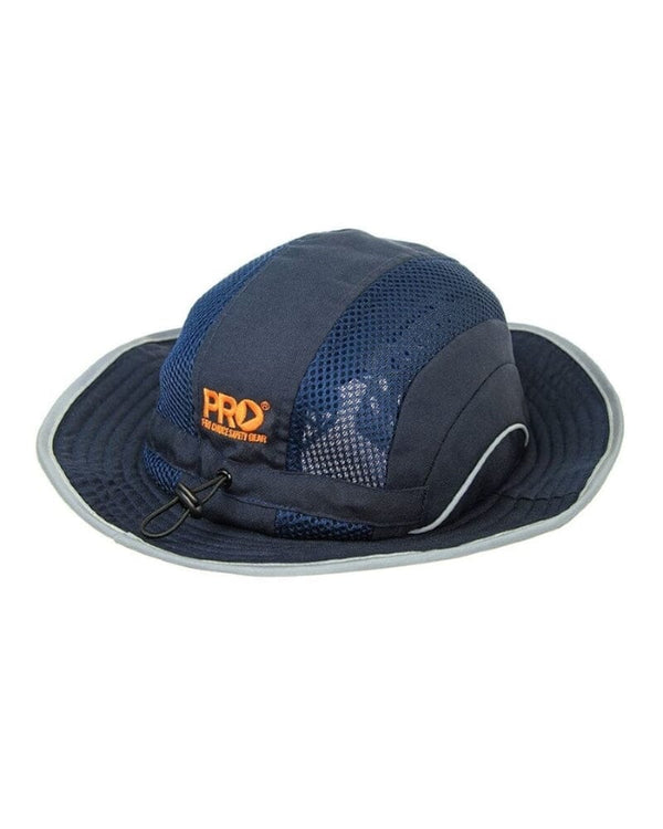 Bump Cap Wide Brim - Navy