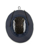 Bump Cap Wide Brim - Navy