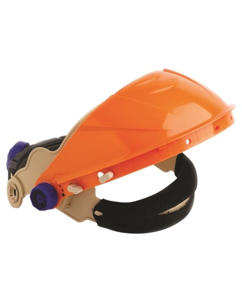 Striker Browguard With Clear Lens Visor - Orange