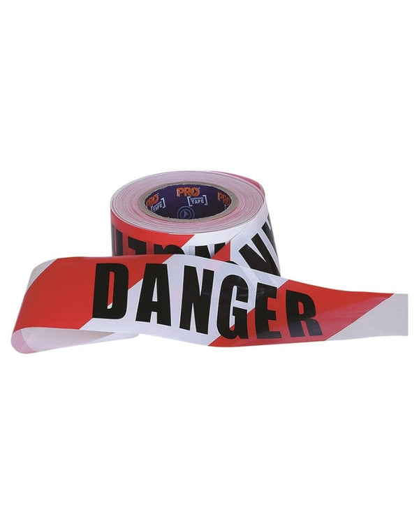Danger Barricade Tape - Red/White