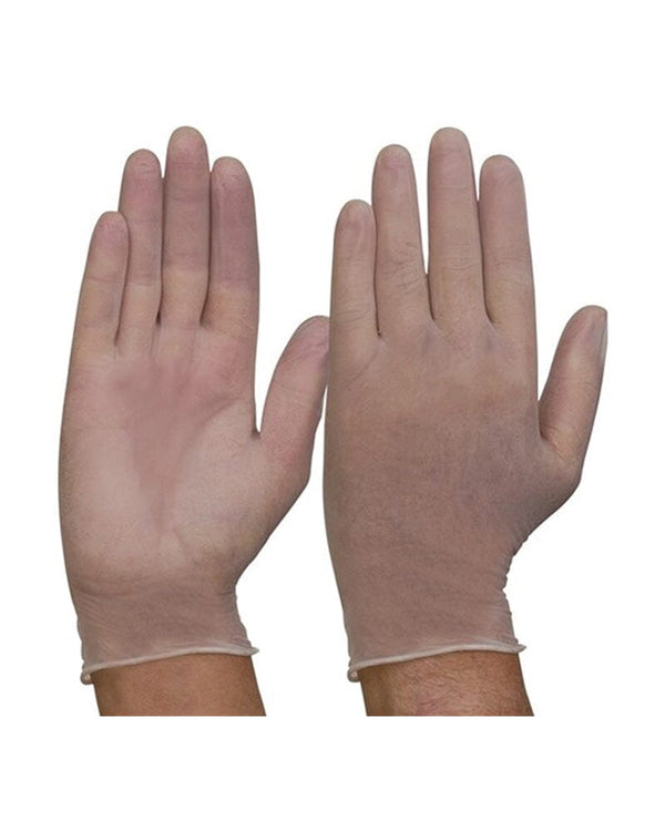 Disposable Vinyl Powder Free Gloves - Clear