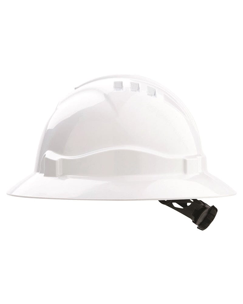 Unvented Hard Hat Full Brim - White