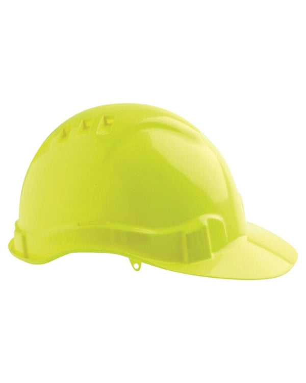 Vented Hard Hat - Fluro Yellow