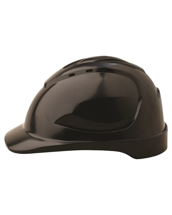 Vented Hard Hat 9 Point Ventilation - Black