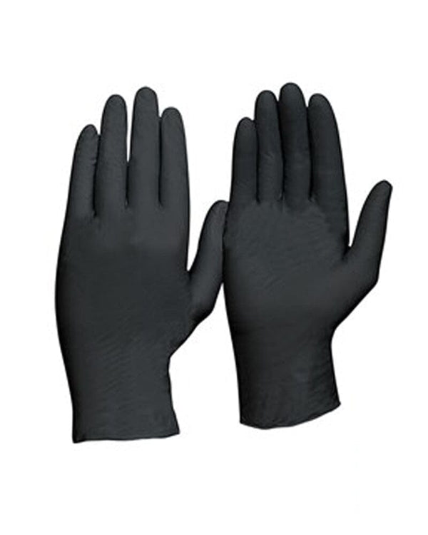 Disposable Nitrile Heavy Duty Gloves - Black