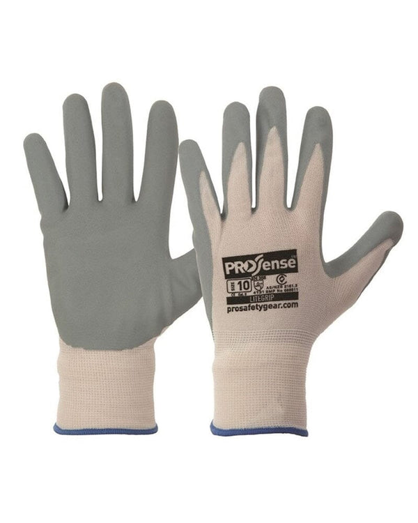 Prosense Lite Grip Gloves - Grey