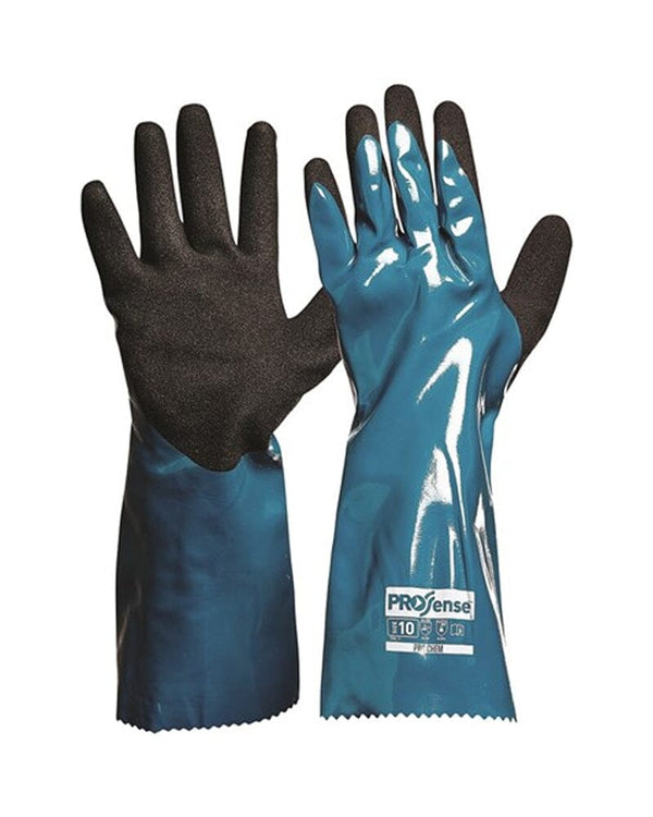 ProChem 35cm Nitrile PU Glove - Green/Black