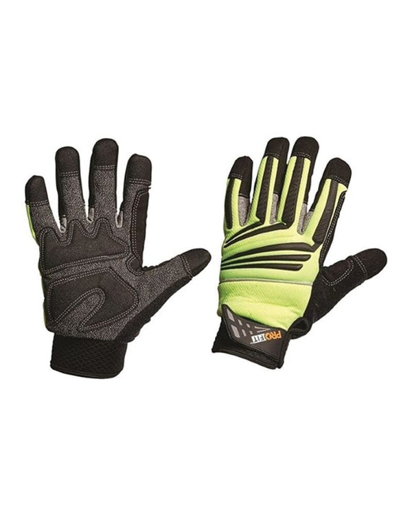 Profit Cut 5 Hi Vis Mechanics Glove - Black/Yellow