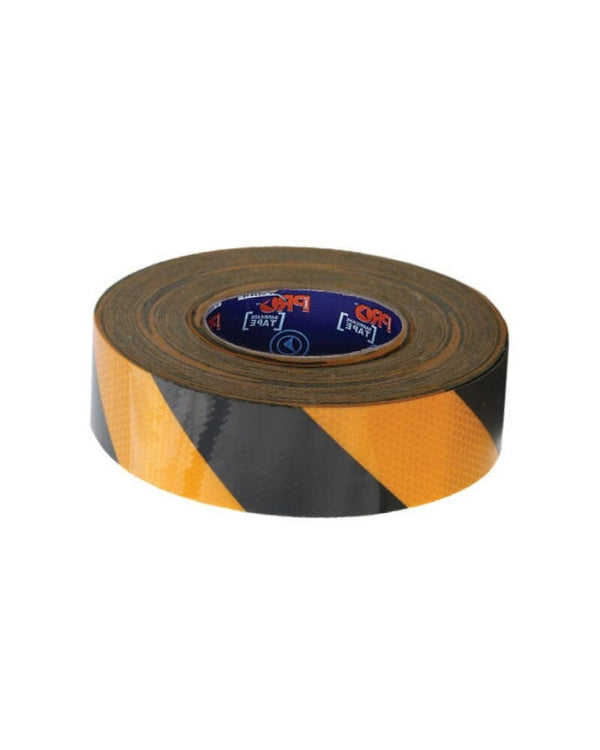 Self Adhesive Reflective Hazard Tape - Yellow/Black