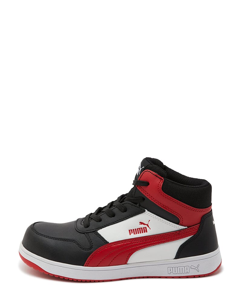 Frontcourt Mid Heritage Safety Shoe - Black/Red