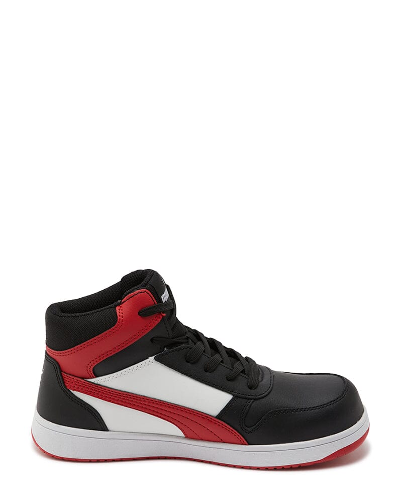 Frontcourt Mid Heritage Safety Shoe - Black/Red