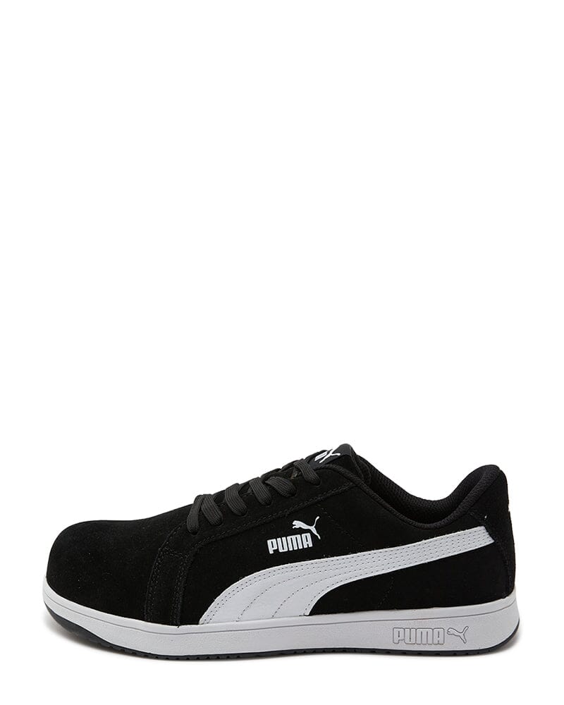 Puma Iconic Suede Heritage Safety Shoe - Black | Buy Online