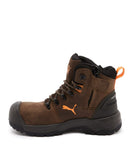 Iron Heavy Duty Mid Cut Safety Boot - Brown