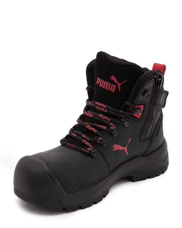 Iron Heavy Duty Mid Cut Safety Boot - Black