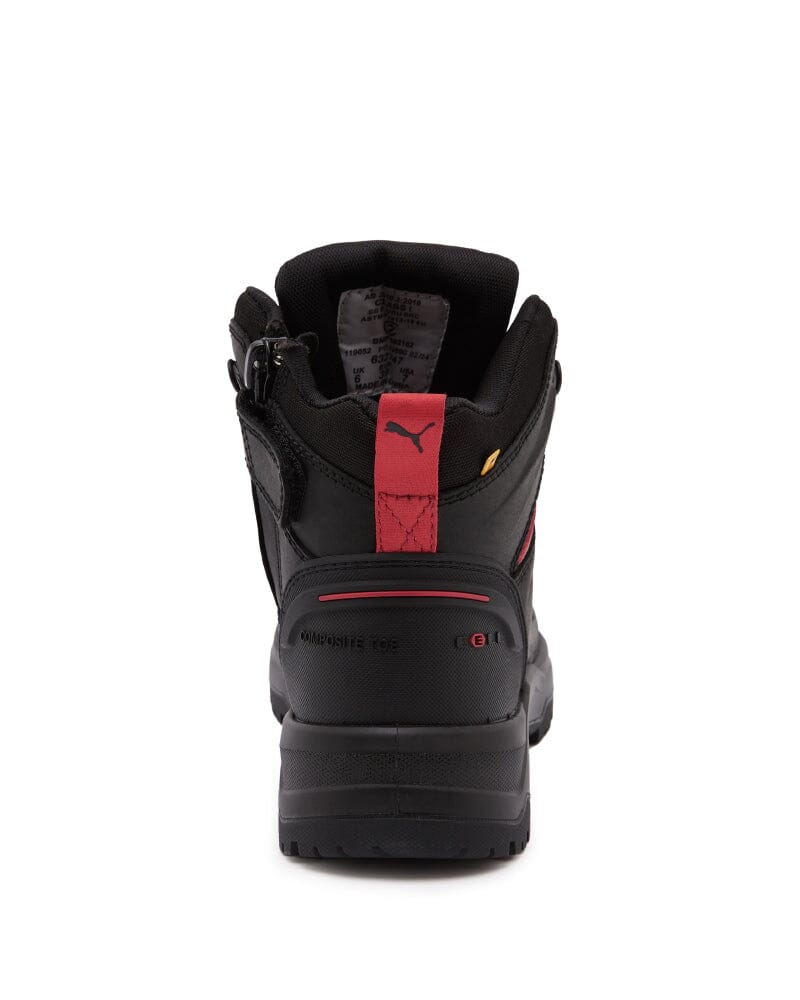 Iron Heavy Duty Mid Cut Safety Boot Black