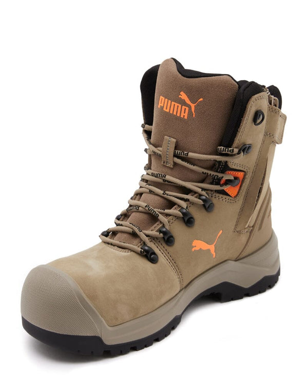 Iron Heavy Duty High Cut Safety Boot - Stone