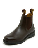 Muster Elastic Sided Non-Safety Boot - Mahogany