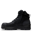 Lynx Zip Side Safety Boot - Black