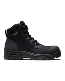 Lynx Zip Side Safety Boot - Black