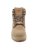 Lynx Zip Side Safety Boot - Stone