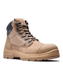 Lynx Zip Side Safety Boot - Stone