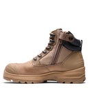 Lynx Zip Side Safety Boot - Stone