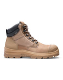 Lynx Zip Side Safety Boot - Stone