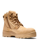 Lynx Zip Side Safety Boot - Wheat