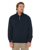 Classic Zipper Fleece Pullover - French Navy