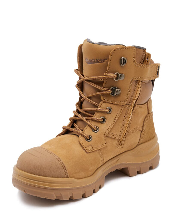 Rotoflex 8060 High Zip Side Safety Boot - Wheat