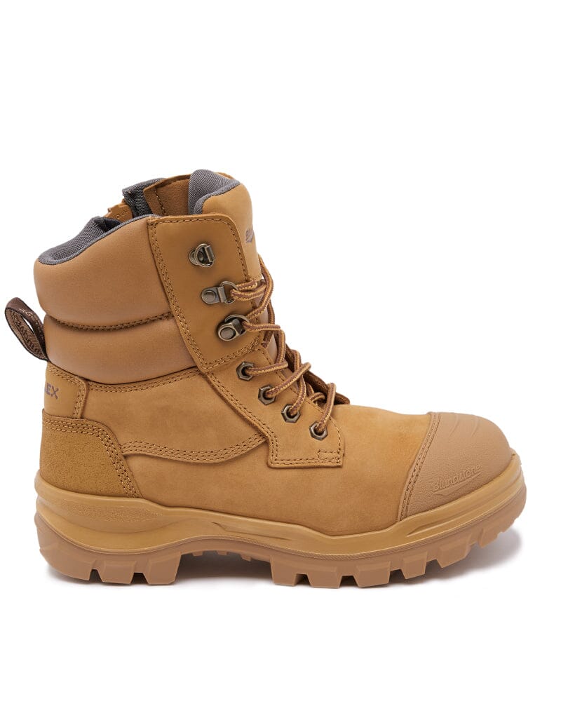 Rotoflex 8060 High Zip Side Safety Boot - Wheat
