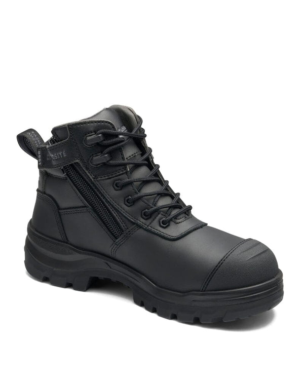 Rotoflex 8551 Zip Sided Safety Boot - Black
