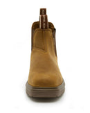 Hobart Square Toe Safety Boot - Brown