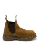 Hobart Square Toe Safety Boot - Brown