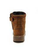 Argyle Zip Scuff Cap Waterproof Safety Boot - Distressed Brown