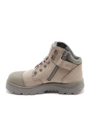 Parkes Zip Scuff Cap Safety Boot - Granite