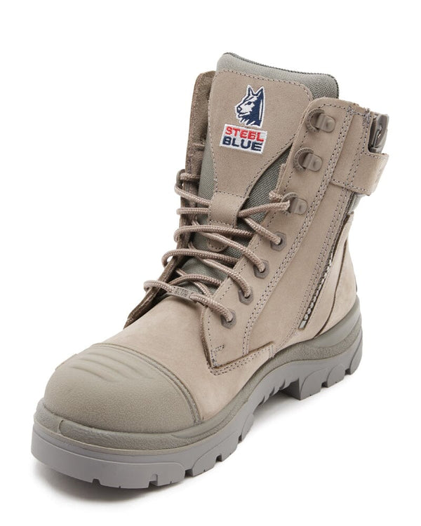 Southern Cross Zip Side Safety Boot - Granite