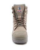 Southern Cross Zip Side Safety Boot - Granite