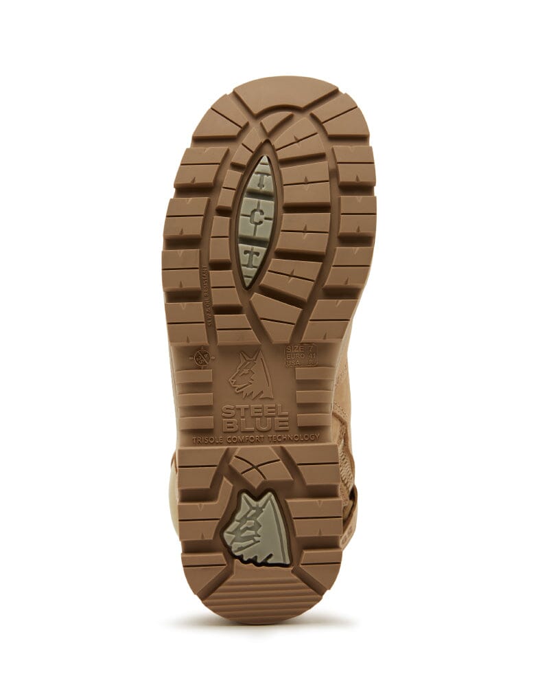Southern Cross Zip Side Composite Safety Boot - Sand