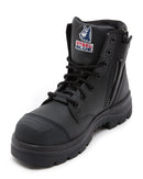 Argyle Zip Scuff Cap Composite Safety Boot - Black