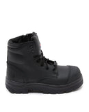 Argyle Zip Scuff Cap Composite Safety Boot - Black