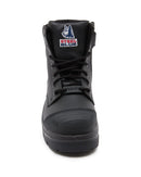 Argyle Zip Scuff Cap Composite Safety Boot - Black