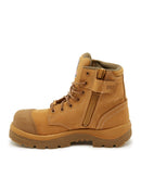 Argyle Zip Scuff Cap Composite Safety Boot - Wheat