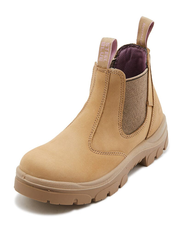 Ladies Hobart Soft Toe Elastic Sided Boot - Sand