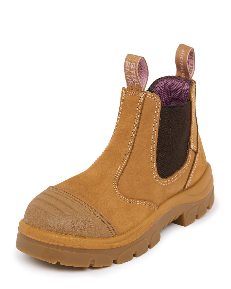 Ladies Hobart Scuff Safety Boot - Wheat